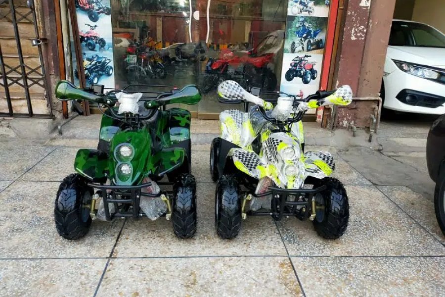 Suitable for 5 To 12 years Atv Quad 4 Wheels Bike Deliver In All Pak-0