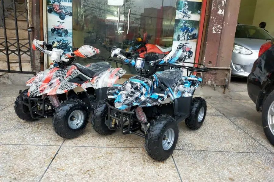 Suitable for 5 To 12 years Atv Quad 4 Wheels Bike Deliver In All Pak