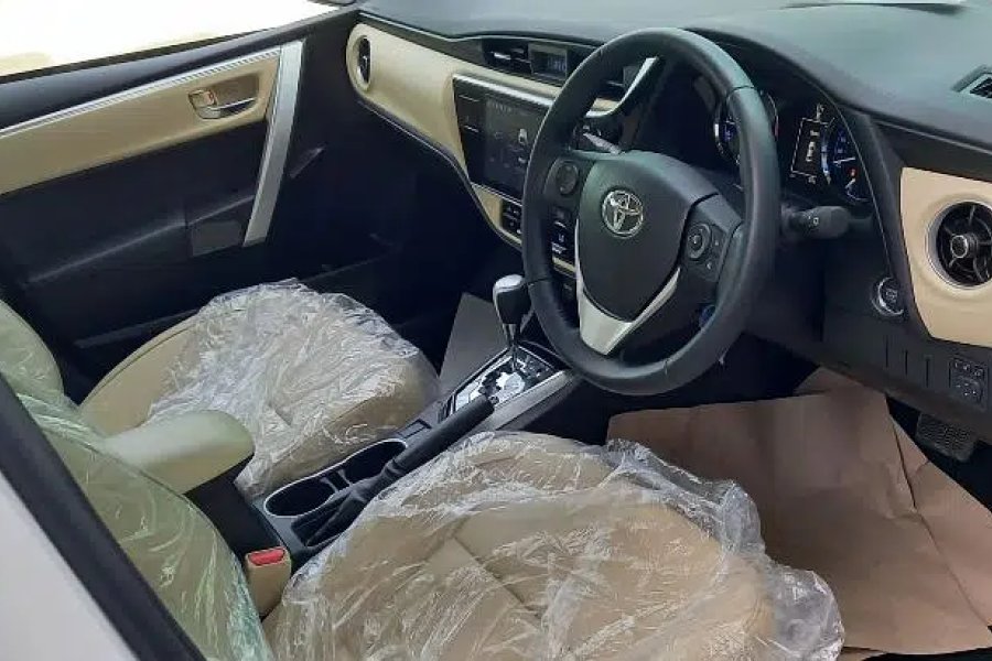 TOYOTA COROLLA GRANDE 1.8 CVT X (SUPER WHITE WITH BEIGE) (2023) (ZERO) Khanewal Road, Multan