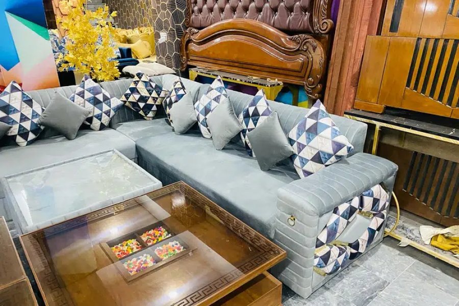 Lshape sofa/7seater/Sofa set/corner sofa set/seven seater/sofa cum bed Satellite Town, Rawalpindi