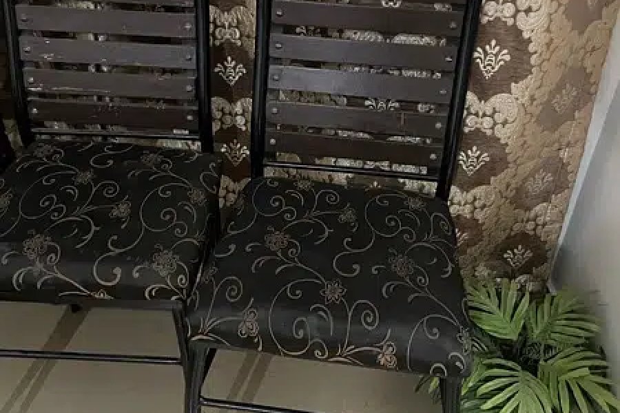 Dinning 6 chairs set rot Iron State Life Housing Phase 1, Lahore