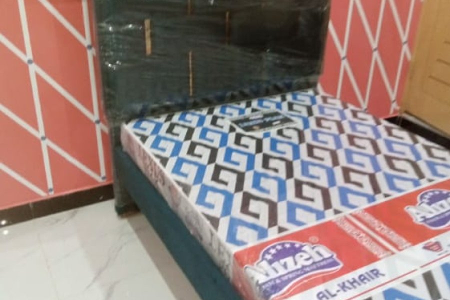 Wooden Single Bed Without Matress