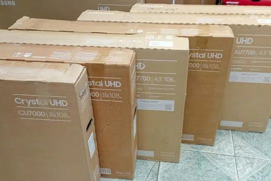 SAMSUNG 43&quot; 43AU7700 TV 4K SMART WITH WARRANTY Shalimar Link Road, Lahore