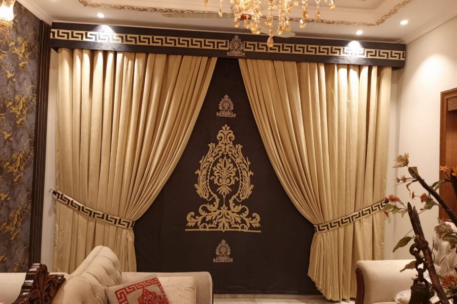 Beautiful Embroidery Curtain ( SHAH FABRICS)-0