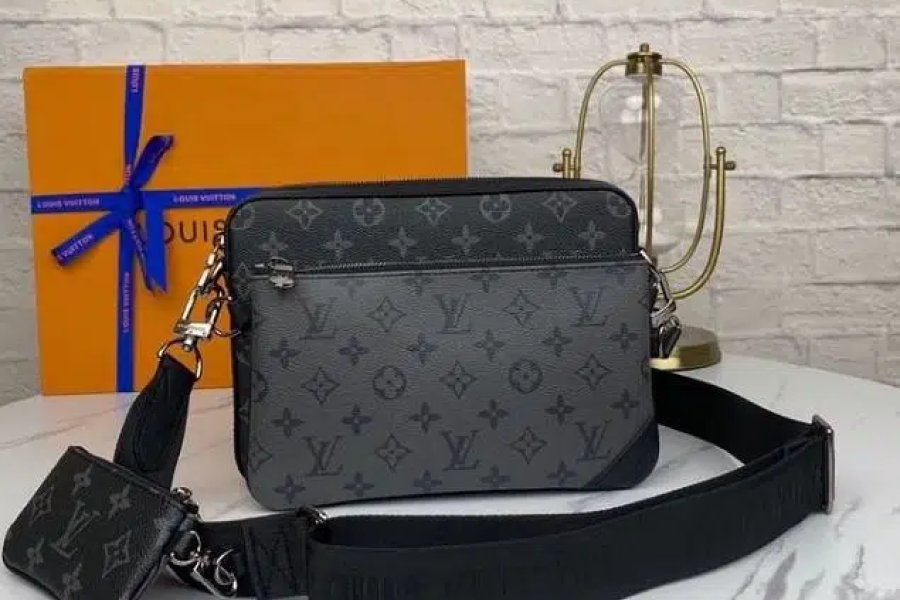Branded LV Trio Messenger Crossbody Bags with Complete Box DHA Phase 1, Karachi-0