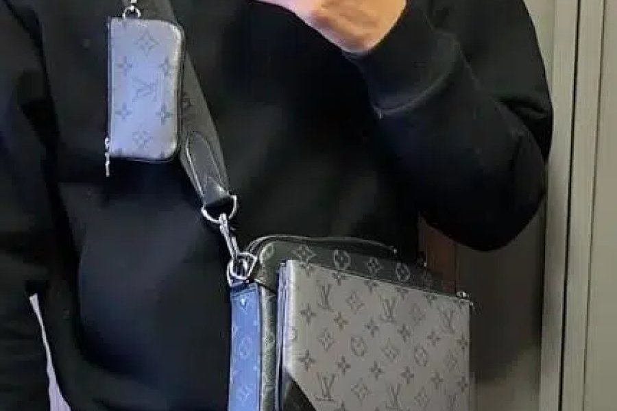 Branded LV Trio Messenger Crossbody Bags with Complete Box DHA Phase 1, Karachi