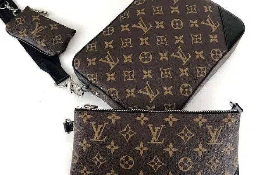 Branded LV Trio Messenger Crossbody Bags with Complete Box DHA Phase 1, Karachi
