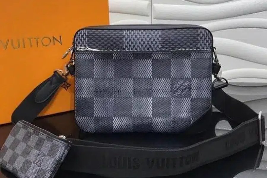 Branded LV Trio Messenger Crossbody Bags with Complete Box DHA Phase 1, Karachi