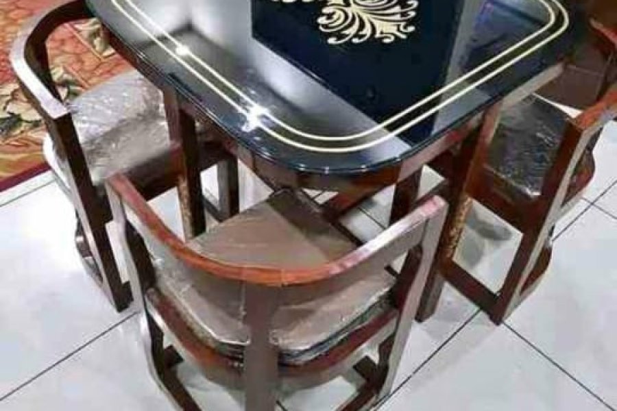 4 Seater Mini & Stylish Wooden Dining  Table-0