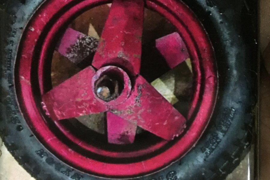 New tyre tube with rims for big trally uses for heavy working
