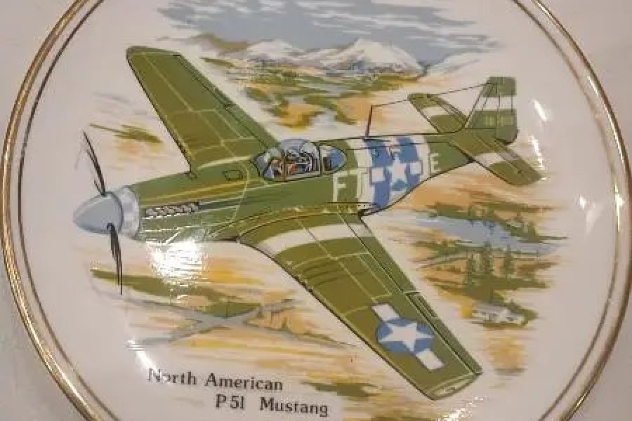 Vintage Aviation Plate Collection-0