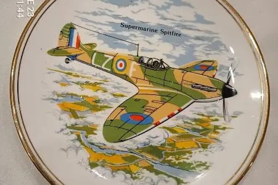 Vintage Aviation Plate Collection