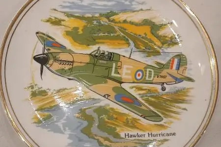 Vintage Aviation Plate Collection
