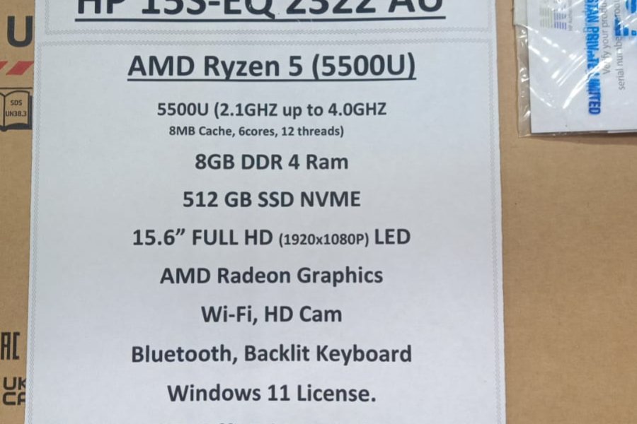 HP 15S-EQ 2322 AU   Laptop  by A TECH MALL SADDAR RAWALPINDI-0