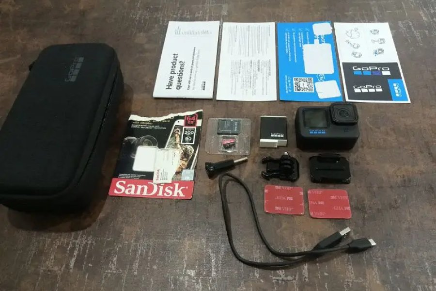 Gopro Hero 11 Black Edition camera,memory card 64G Accessories and bag