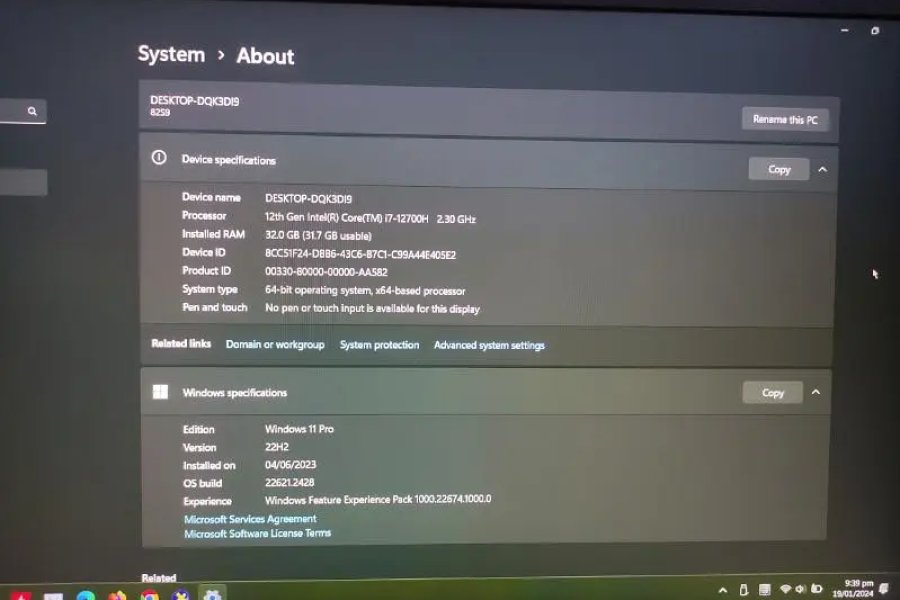 Gaming Laptop LOQ i7 12th gen 32gb 512ssd Nvidia RTX 3060 15&quot; 165hz