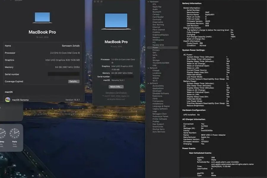 Apple MacBook Pro 2019 core i9 64gb RAM & 1TB ROM with Touch bar