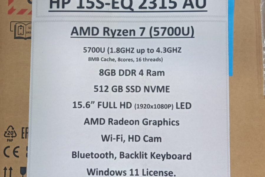 HP 15S-EQ 2315 AU Laptop by A TECH MALL Saddar Market Rawalpindi-0