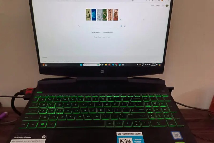 HP Pavillion 15 Gaming Laptop, GTX-1650 16GB RAM (Almost New)