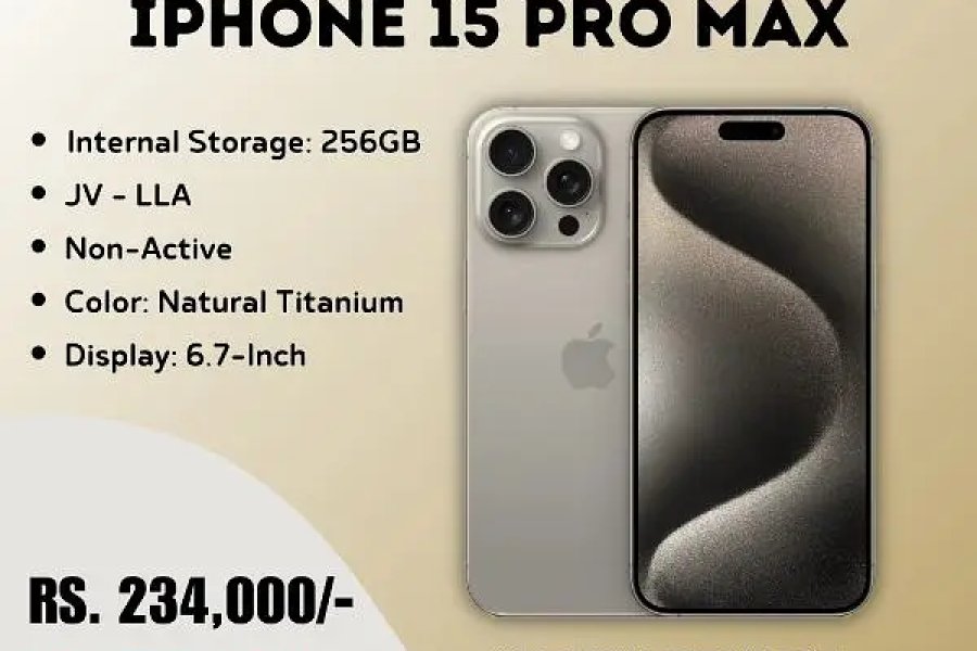 iPhone 15 Pro Max All Colors