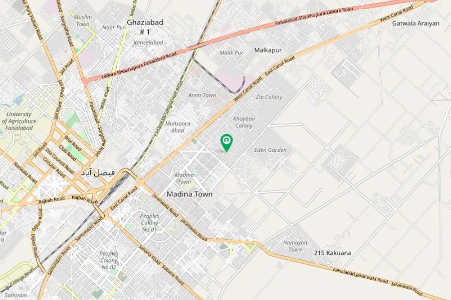 10 Marla Brand New House For Sale Khayyaban Colony No 2 Madina Town Faisalabad