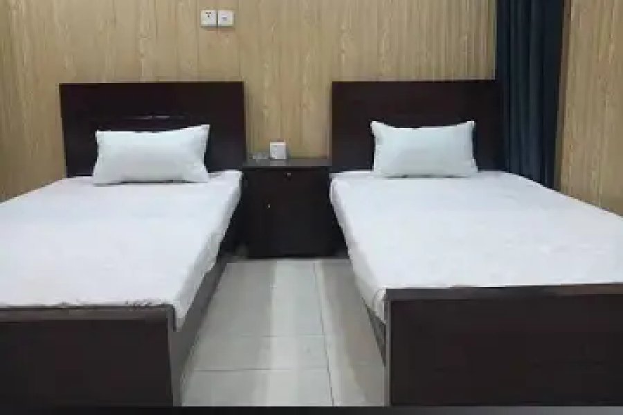 Furnished room attach bath for 3 person 12000 person
