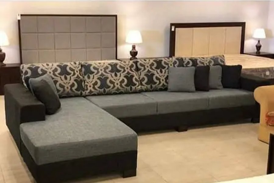 L shape sofa , Imported washable fabric , Molty foam