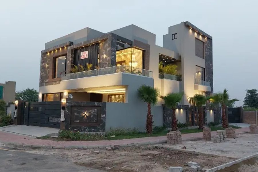 Corner 10 Marla Brand New Luxury House For Sale