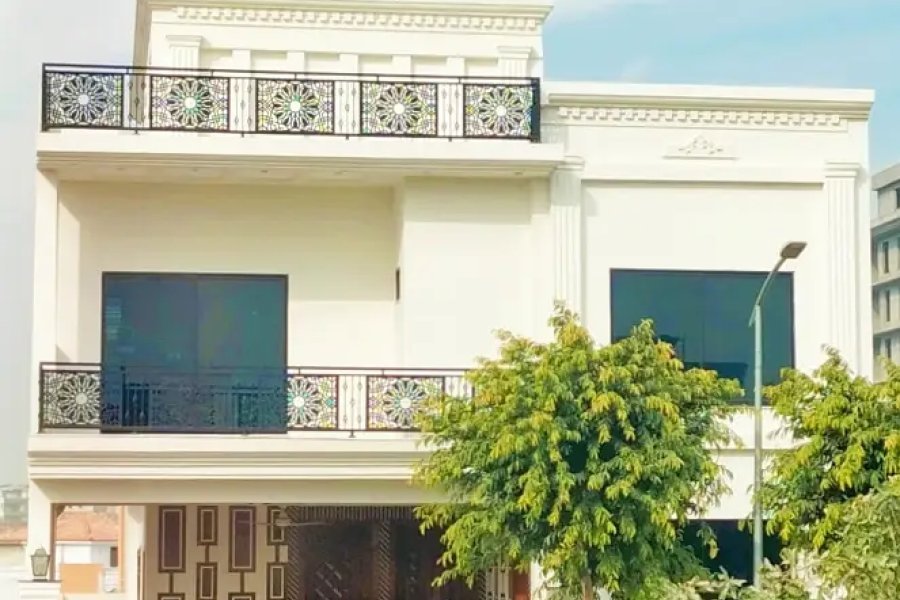 10 Marla Brand New House Available. For Sale in Top city-1 in Block A Islamabad.