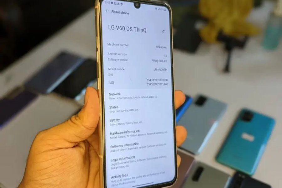 LG V60 Thinq Dual Sim PTA LG Valvet