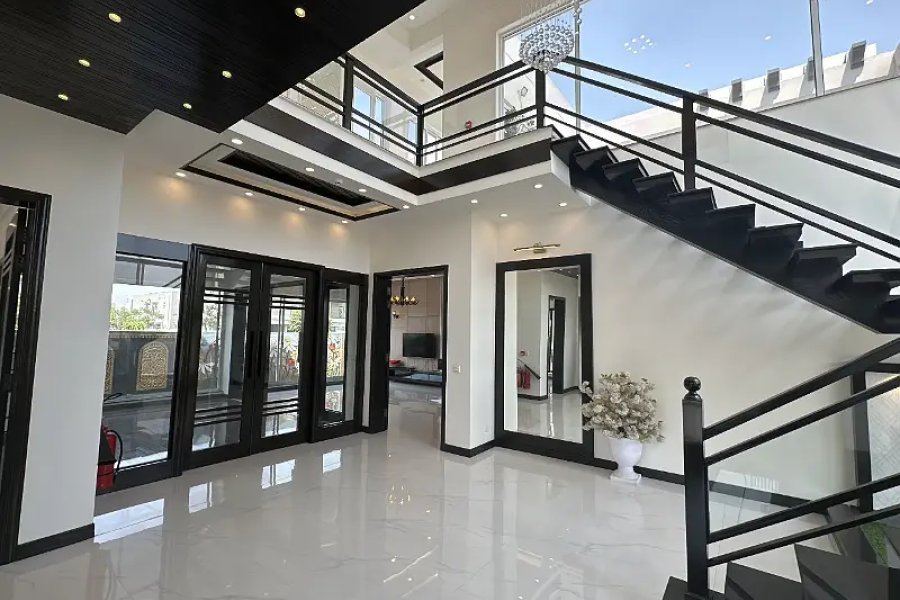 Hot Location Facing Park 1 Kanal Modern Design House For Sale in DHA Phase 5