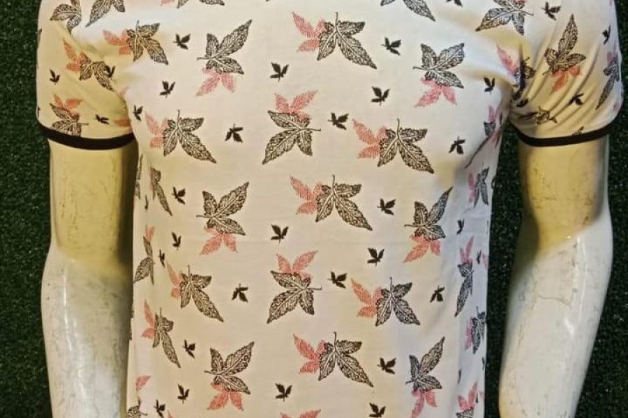 Men Cotton Printed T-shirt-0