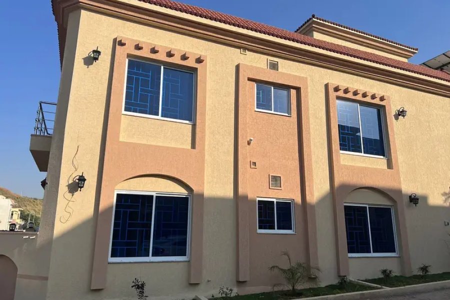 7 Marla Corner Double Unit Brand New House For Sale In Umer Block Phas