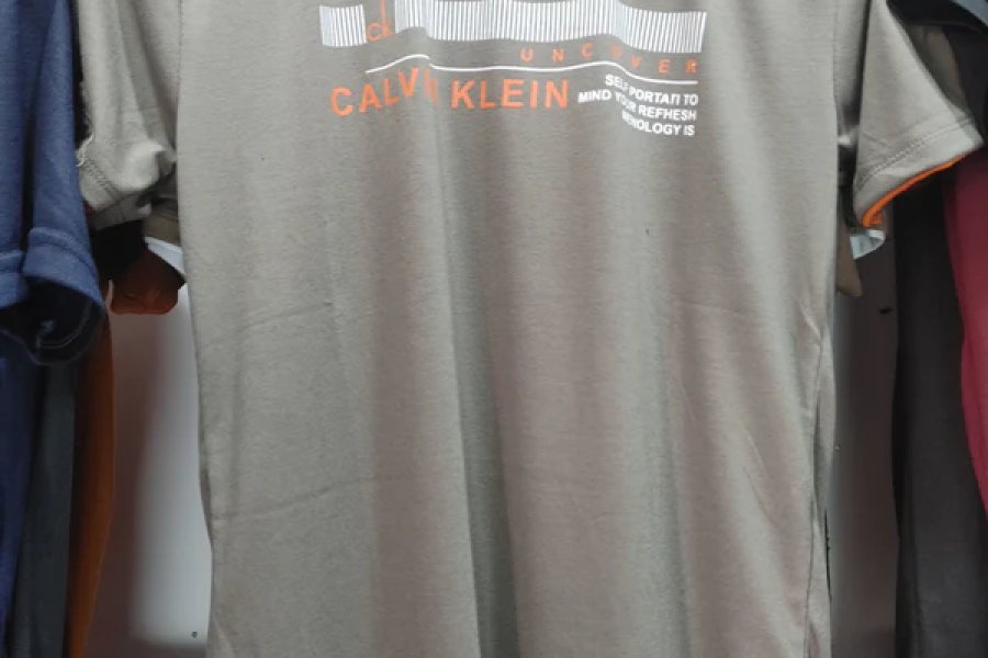 Men Grey Printed T Shirt by Kragnify-0