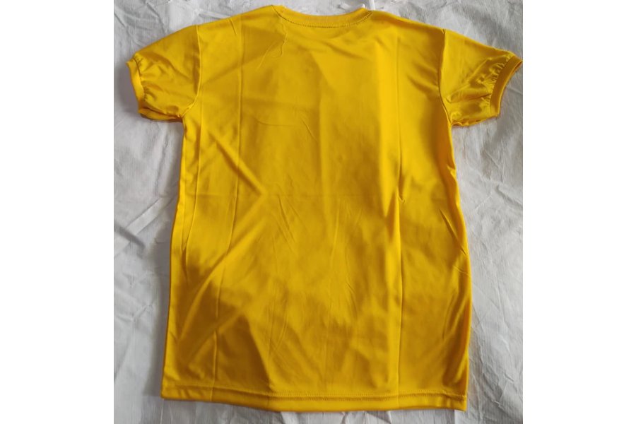 Men &quot; Addidas Logo&quot; Yellow  T Shirt by Kragnify