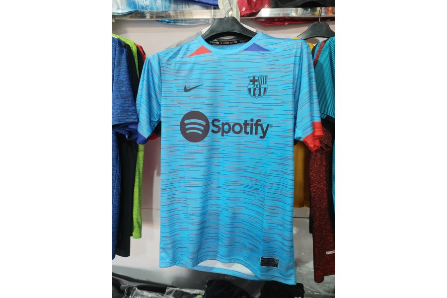 Men Spotify  Football T Shirt by Kragnify