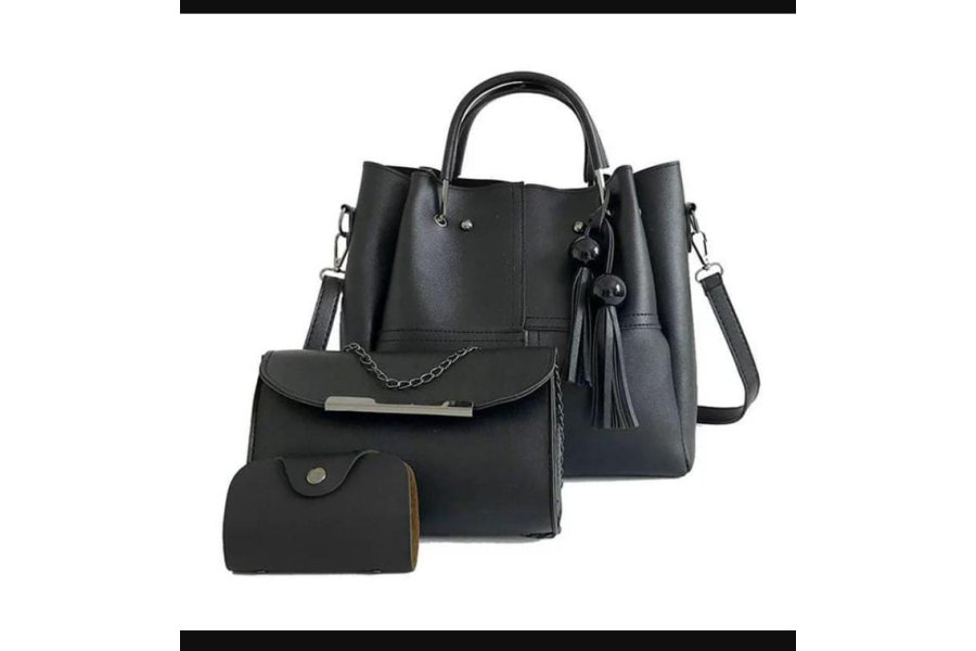 3 in1 Women Leather BAG (Shoulder Bag, Cross Body &amp; Pouch 3 in 1 )-0