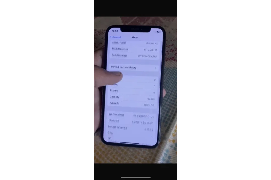 Iphon x pta approved 256gb