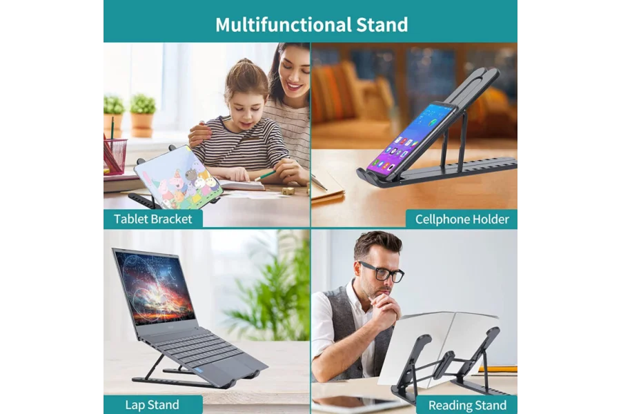Multi-Purpose Foldable Laptop Stand