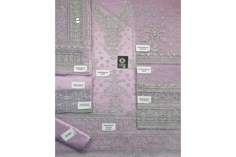 Faiza Saqlain Nira Luxury Wedding Festive Collection - Lilac