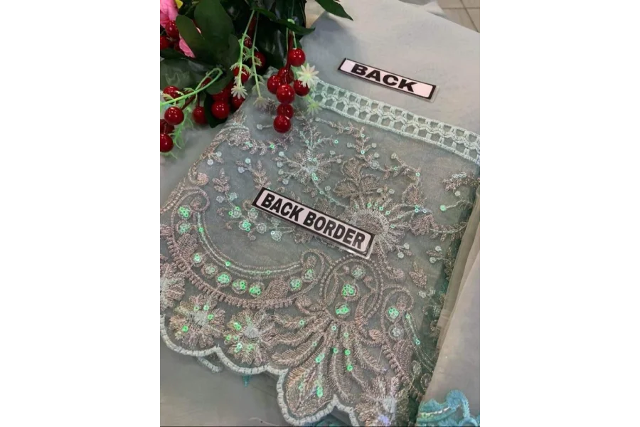 ایلاف دلہن کا کڑھائی والا لباس