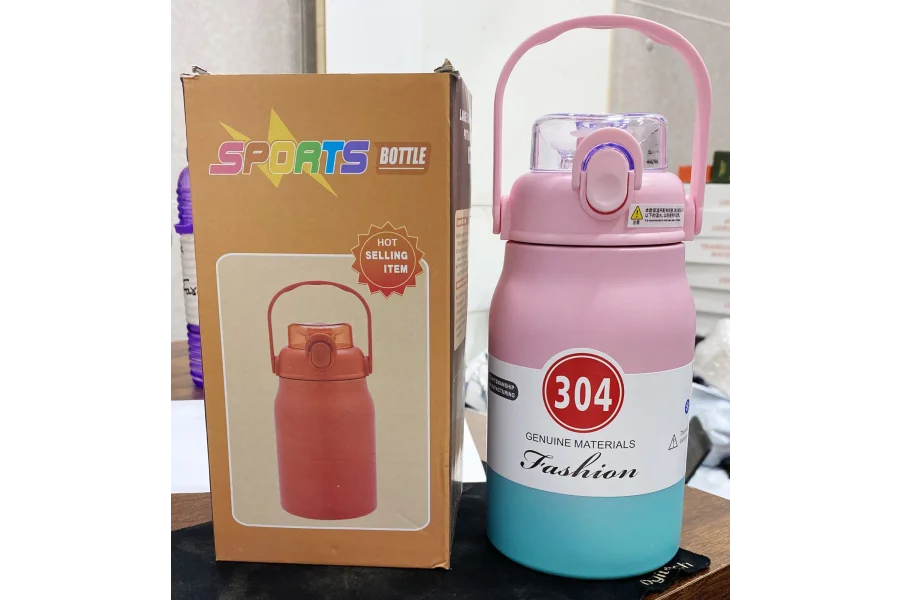 Hot Selling Product Sports Water Bottle 1000ml ( Random Colors)-0