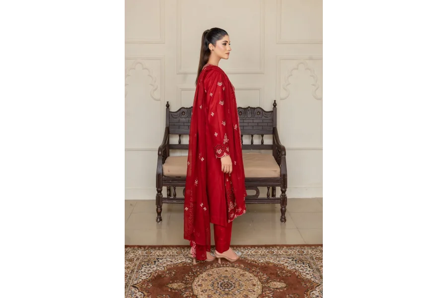 AYRA EMB ORIGINAL BRAND MID WINTER COTTON (Red)