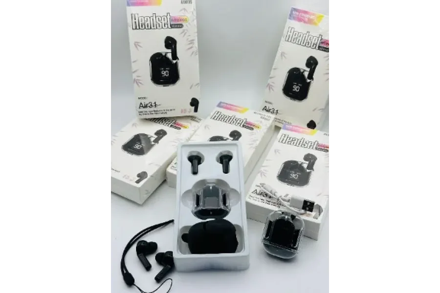 Original Air-31 Transparent blurtooth + Protective Case + LanYard