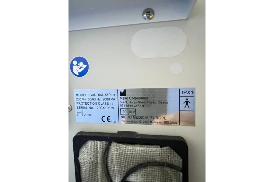 Nipro Surdial 55PLUS Dialysis Machine for Sale – 10/10 Condition