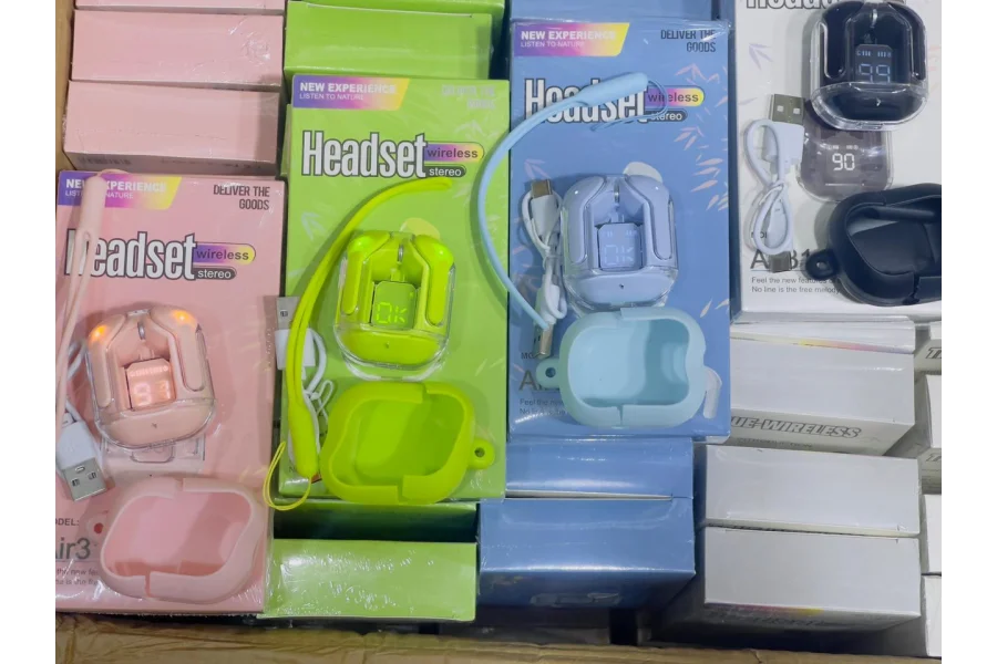 Air31 Earbuds With Pouch Wireless Crystal Transparent Bluetooth Airpod