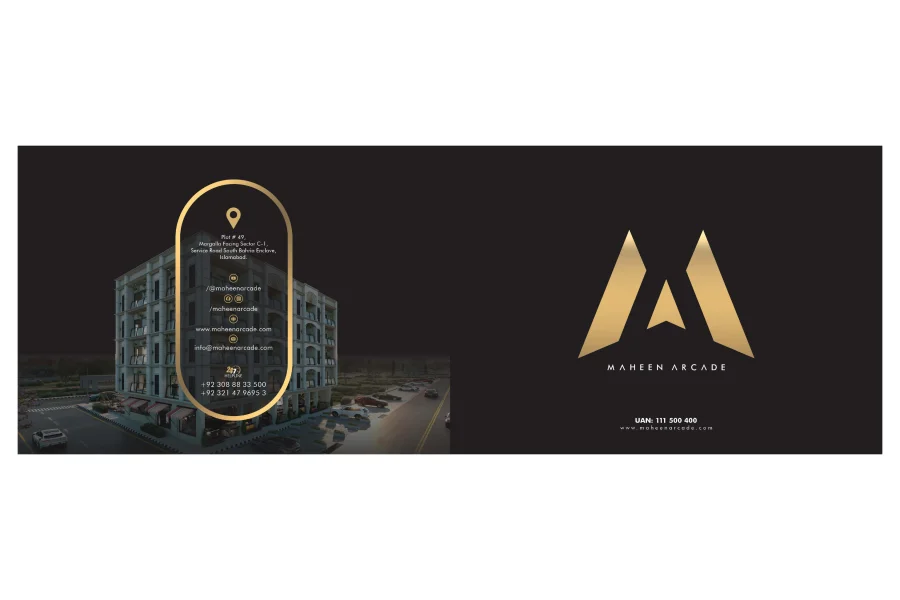 Maheen Arcade, Sector C 1 Bahria Enclave, Islamabad.