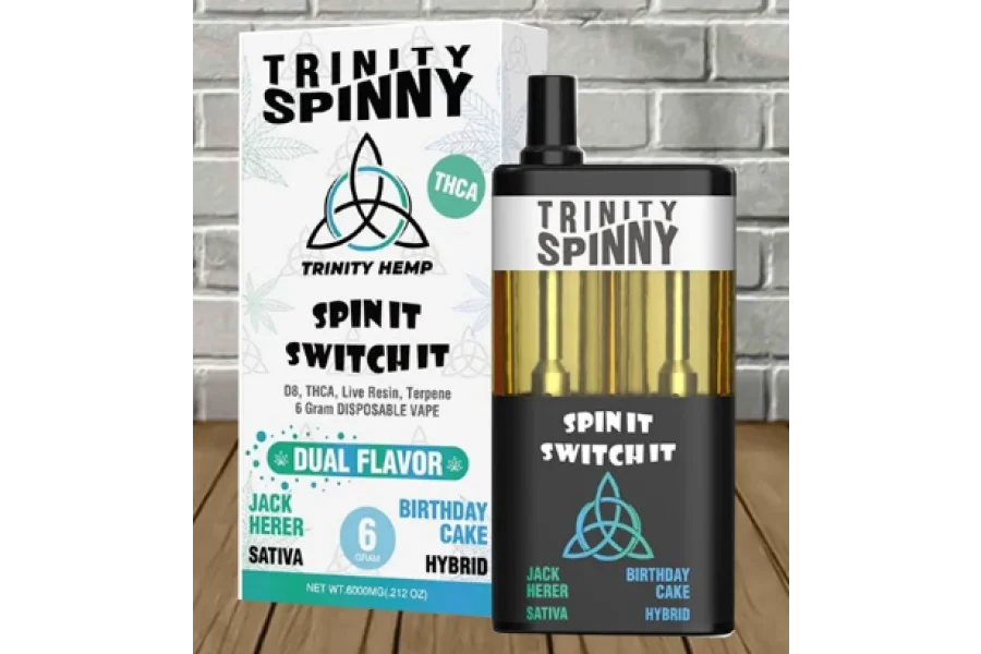 Trinity Hemp Spinny 6G Disposable Vape Price In Faisalabad-03001597100