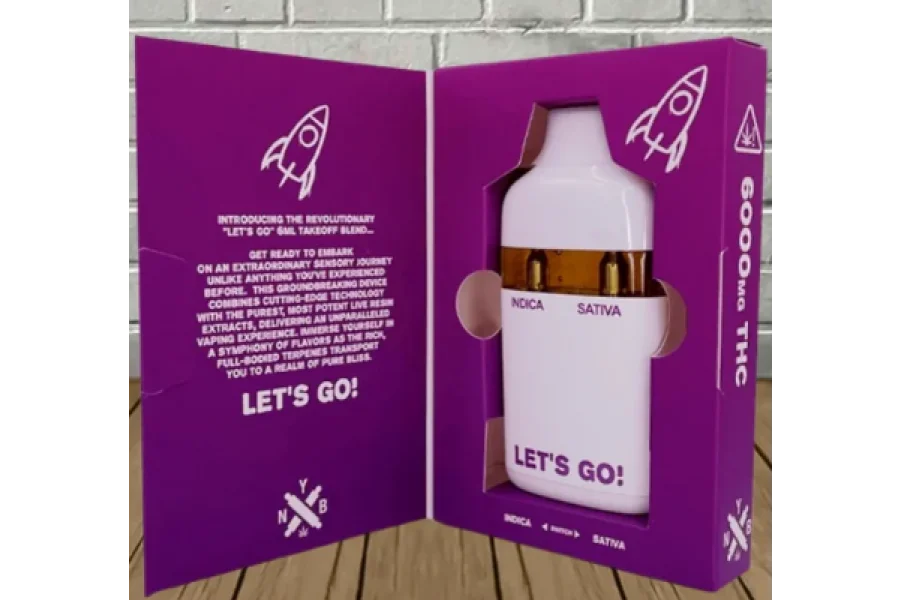 Let’s Go! 6000mg Takeoff Blend THC 6ml Disposable In Lahore	-03001597
