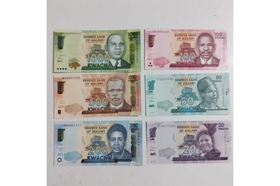 ملاوی بینک نوٹ جمع کرنے والوں کے لیے سیٹ